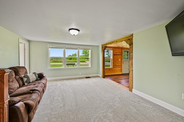 24324 W Overson Rd, Union Grove, WI 53182 - living area with carpet flooring and baseboards