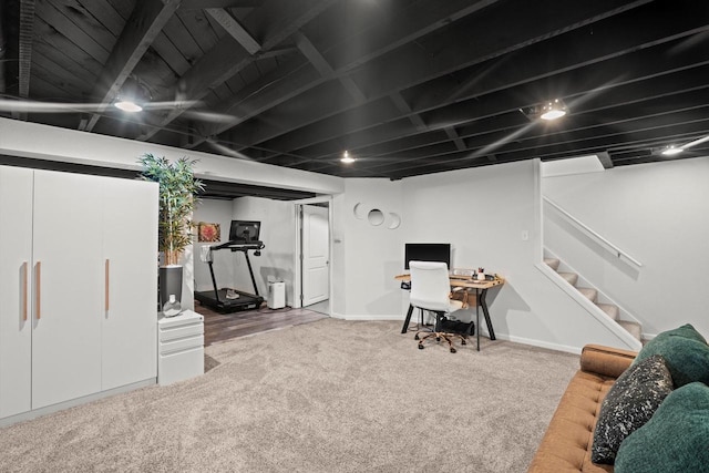 915 E Ohio Ave, Milwaukee, WI 53207 - carpeted office with baseboards