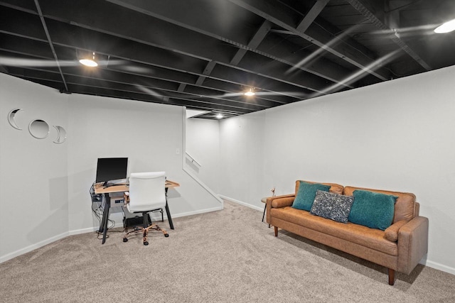 915 E Ohio Ave, Milwaukee, WI 53207 - carpeted office space with baseboards