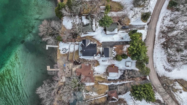 N1416 W Stratton Rd, Waupaca, WI 54981 - view of snowy aerial view