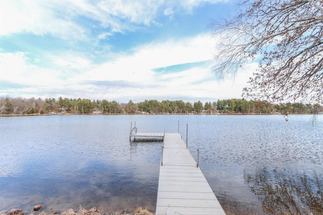 N1416 W Stratton Rd, Waupaca, WI 54981 - dock area with a water view