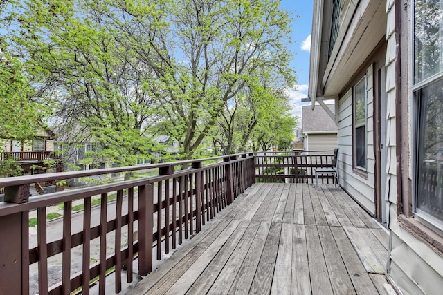3381 N 26th St Unit 3383, Milwaukee, WI 53206 - view of wooden terrace