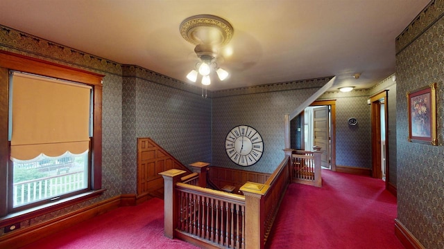 300 S Vine Ave, Marshfield, WI 54449 - bedroom with carpet flooring and wallpapered walls