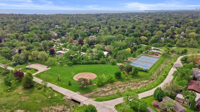 415 E Willow Rd, Fox Point, WI 53217 - bird's eye view of a heavily wooded area