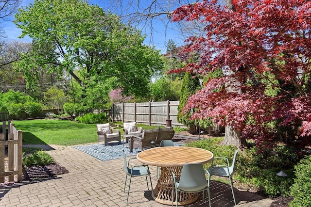 415 E Willow Rd, Fox Point, WI 53217 - view of patio / terrace with an outdoor hangout area