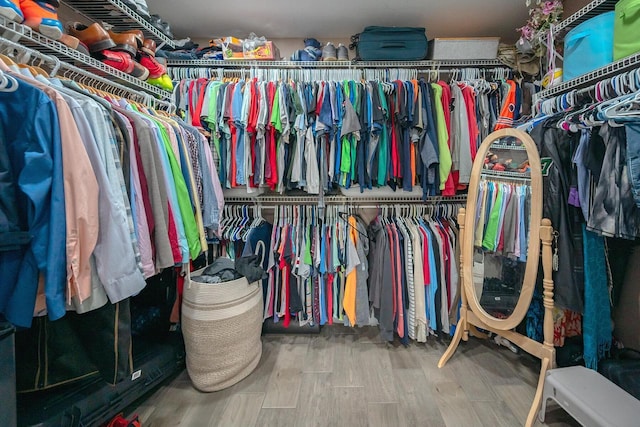 1712 Galena Dr, Port Washington, WI 53074 - spacious closet featuring wood finished floors