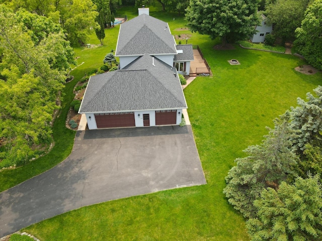 936 Broken Bow Ct, Delafield, WI 53018 - aerial view of property and surrounding area