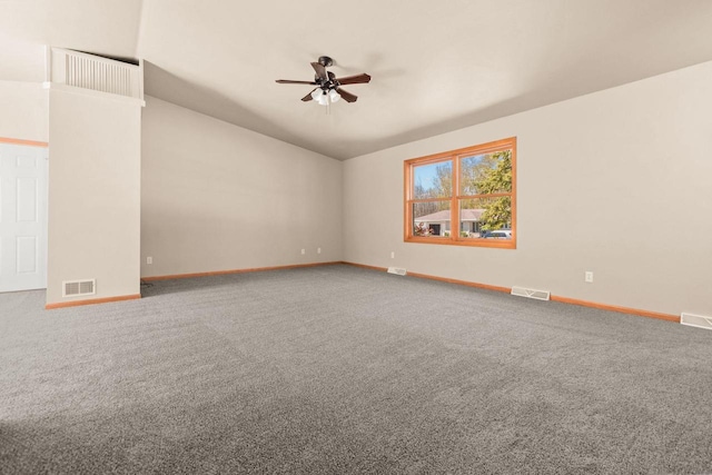 2225 Paul Rd, Manitowoc, WI 54220 - unfurnished room with ceiling fan, baseboards, and carpet flooring