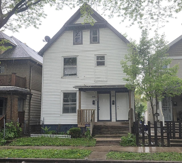 1321 S 22nd St Unit 1323, Milwaukee, WI 53204 - view of front of home featuring covered porch