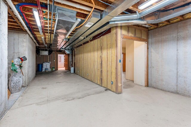 N2281 Lakewood Ln, Chilton, WI 53014 - view of unfinished basement