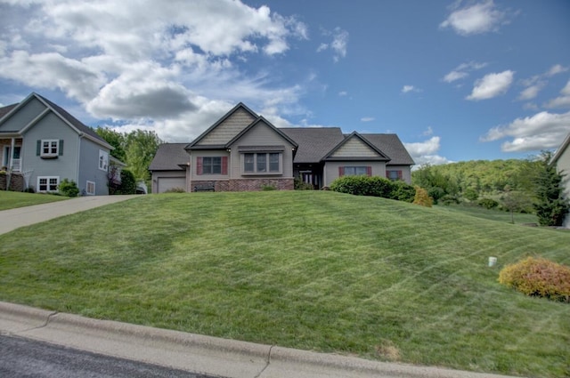 1835 Alpine Pl, Onalaska, WI 54650 - craftsman inspired home featuring a front yard and a garage
