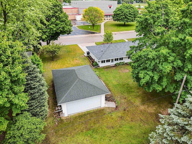 1037 S Union St, Shawano, WI 54166 - view from above of property
