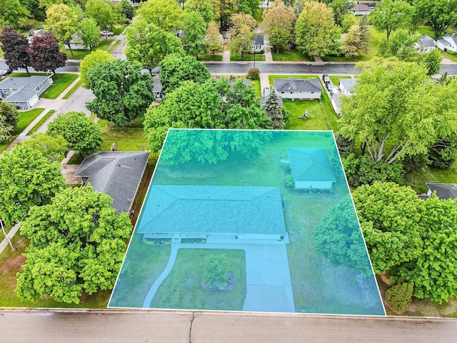 1037 S Union St, Shawano, WI 54166 - aerial perspective of suburban area