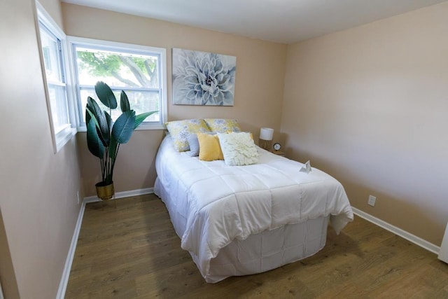 9533 W Silver Spring Dr, Milwaukee, WI 53225 - bedroom featuring wood finished floors and baseboards