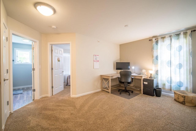 739 Shore Ln, West Bend, WI 53090 - carpeted office with baseboards