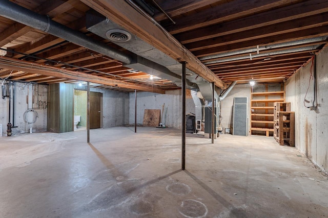 419 E Beech St, Edgar, WI 54426 - view of unfinished below grade area