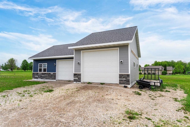 3815 Stone Wall Dr, De Pere, WI 54115 - view of detached garage