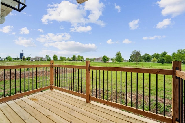 3815 Stone Wall Dr, De Pere, WI 54115 - deck with a yard