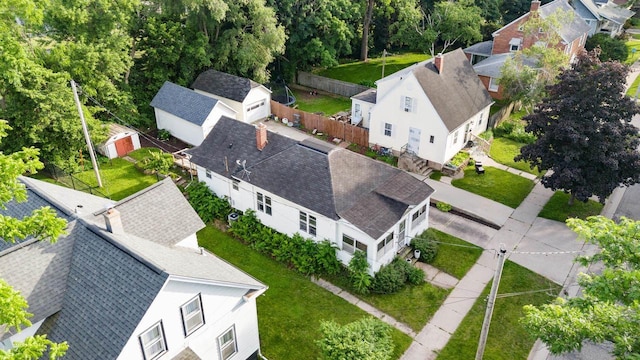 310 W Edgewater St, Portage, WI 53901 - aerial perspective of suburban area