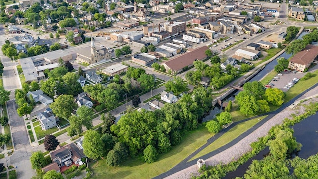 310 W Edgewater St, Portage, WI 53901 - aerial overview of property's location featuring nearby suburban area