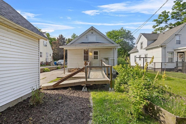 310 W Edgewater St, Portage, WI 53901 - rear view of house
