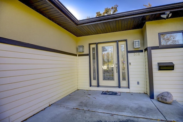 508 Frost Woods Rd, Monona, WI 53716 - view of exterior entry with stucco siding