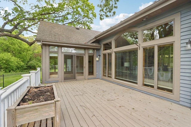 W313N4961 Chapel Ridge Rd, Hartland, WI 53029 - view of deck