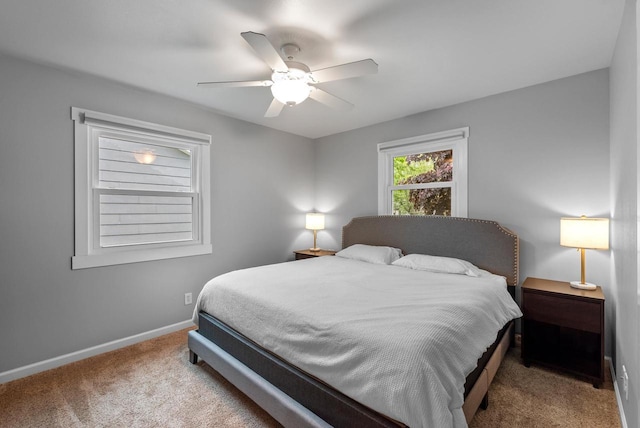 116 Woodward St, Fond Du Lac, WI 54935 - carpeted bedroom featuring baseboards and a ceiling fan