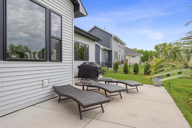 3812 Hawk Ledge Cir, De Pere, WI 54115 - view of patio featuring area for grilling