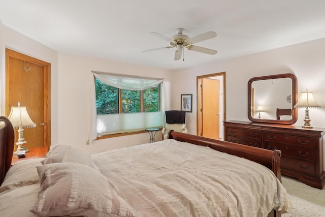 16625 Tanglewood Dr, Brookfield, WI 53005 - bedroom with ceiling fan