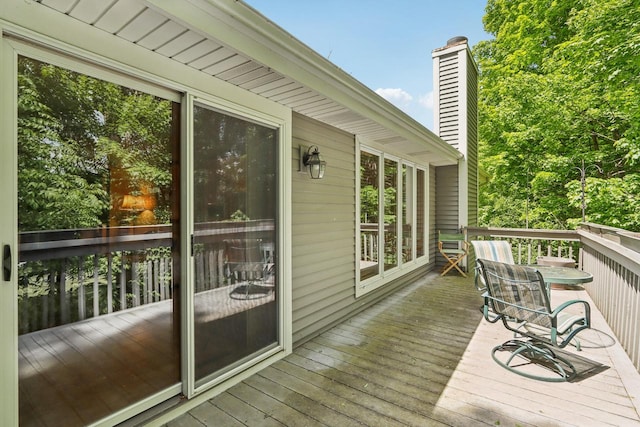 16625 Tanglewood Dr, Brookfield, WI 53005 - view of wooden terrace