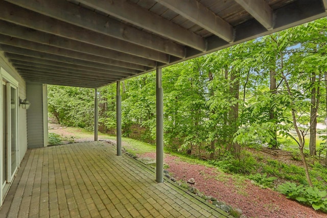 16625 Tanglewood Dr, Brookfield, WI 53005 - wooden deck featuring a patio