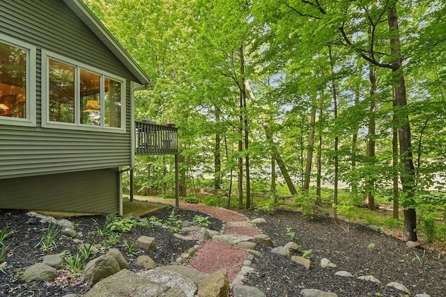 16625 Tanglewood Dr, Brookfield, WI 53005 - view of yard with a deck