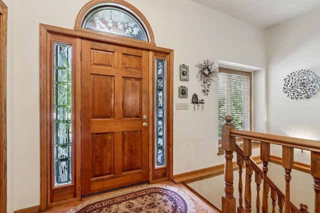 16625 Tanglewood Dr, Brookfield, WI 53005 - entryway featuring light wood-type flooring and baseboards