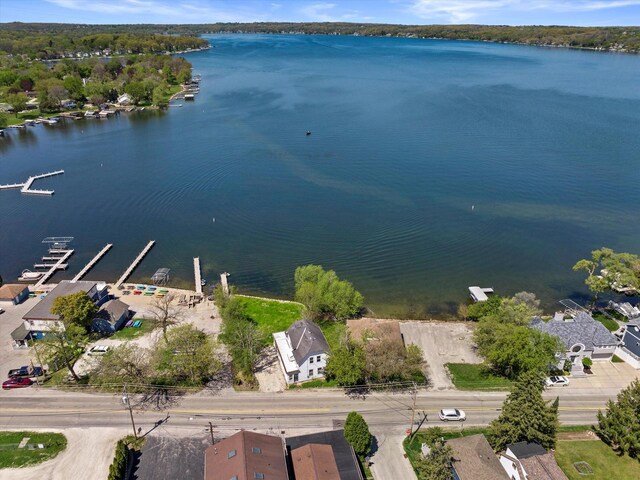 W278N2381 Prospect Ave, Pewaukee, WI 53072 - aerial view of a large body of water
