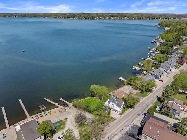 W278N2381 Prospect Ave, Pewaukee, WI 53072 - aerial view of property's location with a nearby body of water