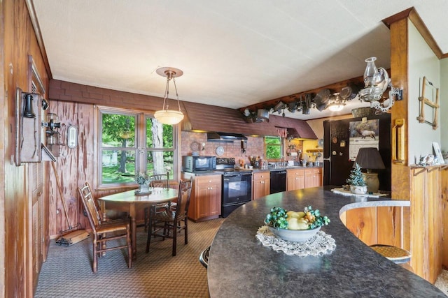 950 N Dousman Rd, Summit, WI 53066 - dining space featuring healthy amount of natural light and light carpet
