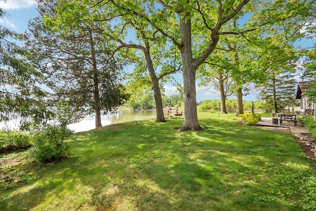 950 N Dousman Rd, Summit, WI 53066 - view of grassy yard with a water view