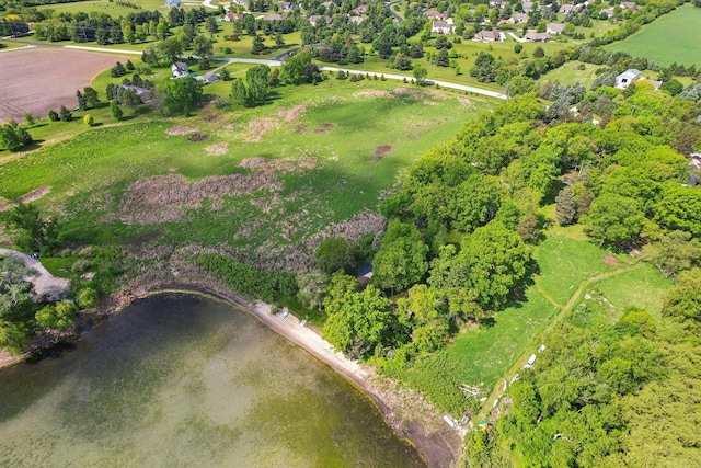 950 N Dousman Rd, Summit, WI 53066 - aerial overview of property's location featuring a nearby body of water