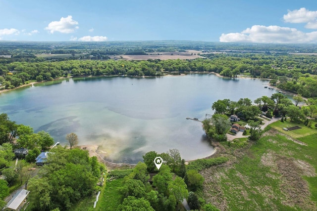 950 N Dousman Rd, Summit, WI 53066 - bird's eye view of a forest and a large body of water