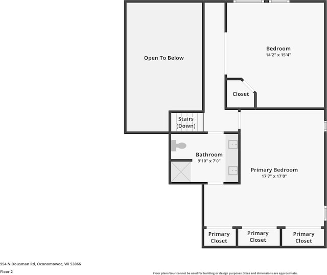 954 N Dousman Rd, Summit, WI 53066 - floor plan / room layout