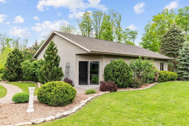 N4653 Thompson Rd, Shiocton, WI 54170 - view of property exterior featuring a yard