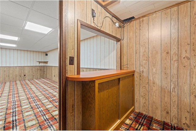 632 E 2nd St, New Richmond, WI 54017 - indoor dry bar with wood walls