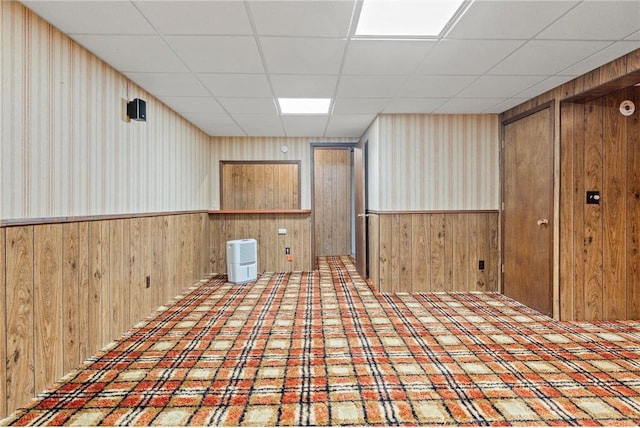 632 E 2nd St, New Richmond, WI 54017 - empty room with wood walls