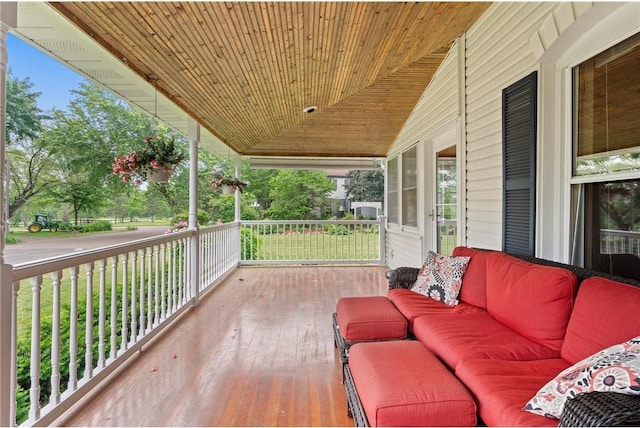 632 E 2nd St, New Richmond, WI 54017 - view of wooden porch