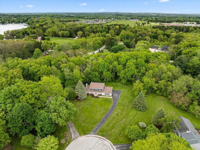 W308N5583 Windrise Cir, Hartland, WI 53029 - drone / aerial view of a heavily wooded area