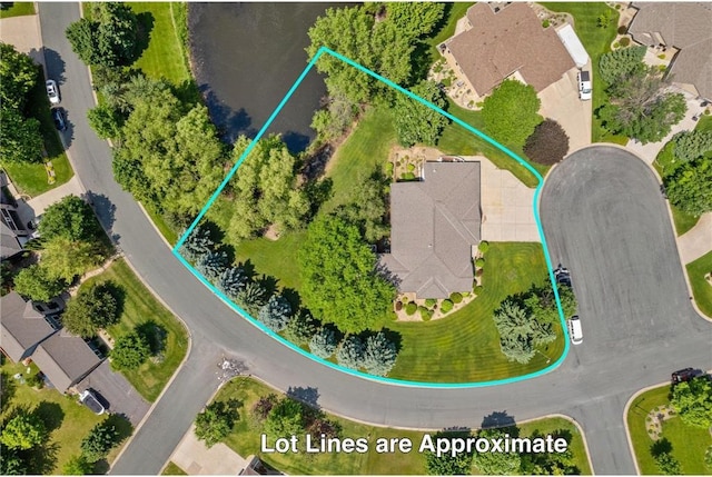 1115 S Trappers Xing, Hugo, MN 55038 - aerial view of residential area featuring property parcel outlined