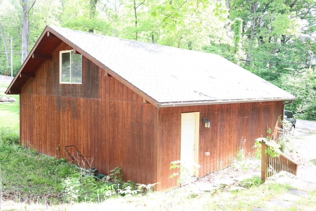 N2335 Main Rd, Lake Geneva, WI 53147 - view of outbuilding with a forest view