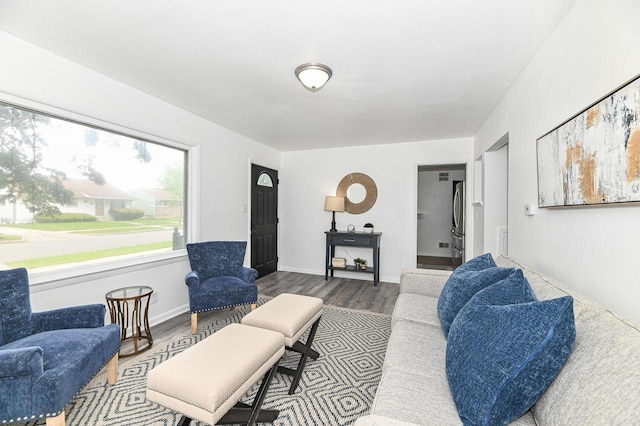 4155 N 67th St, Milwaukee, WI 53216 - living area with wood finished floors