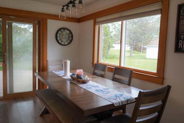 3867 S Massachusetts Ave, Milwaukee, WI 53220 - dining room featuring plenty of natural light and wood finished floors